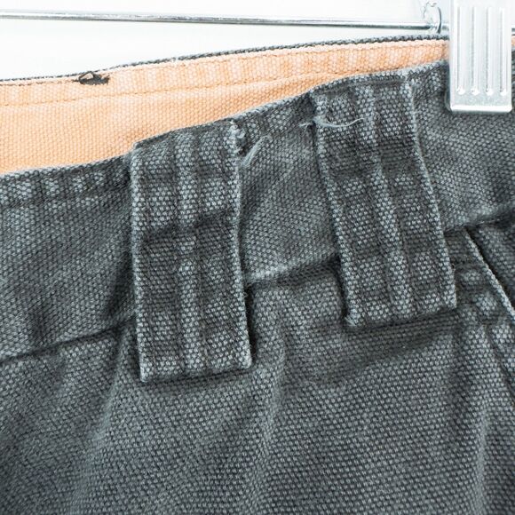 Duluth Trading Co Fire Hose Relaxed Fit Cargo Work Pants Mens 35x32* Black READ - Picture 6 of 16